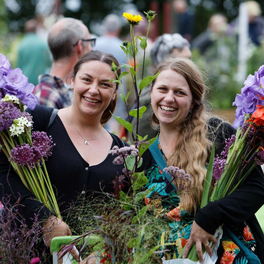 ladies plant shopping at BBC Gardeners' World Live