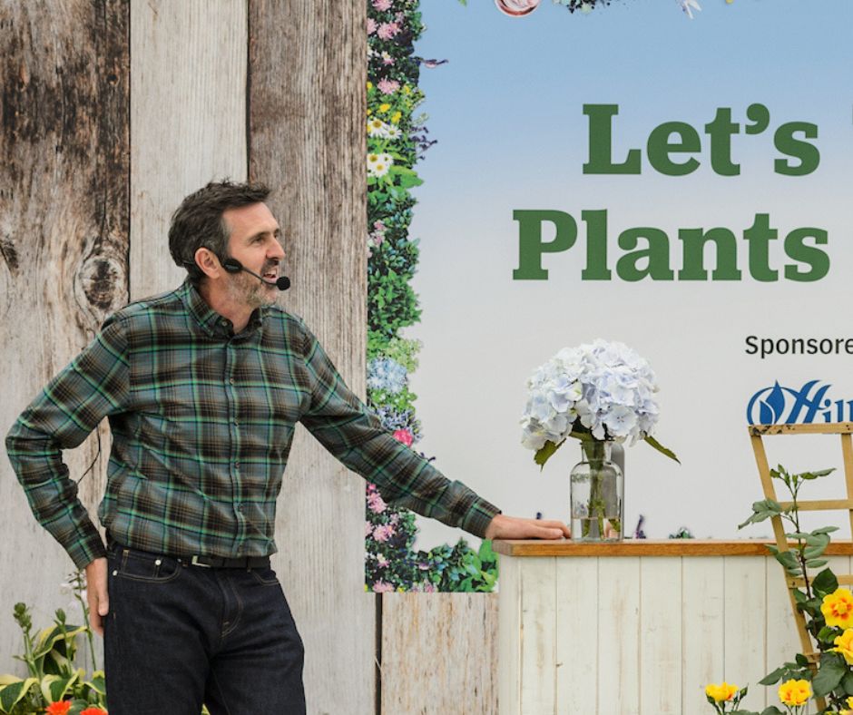 Adam Frost Let's Talk Plants Stage at BBC Gardeners' World Live