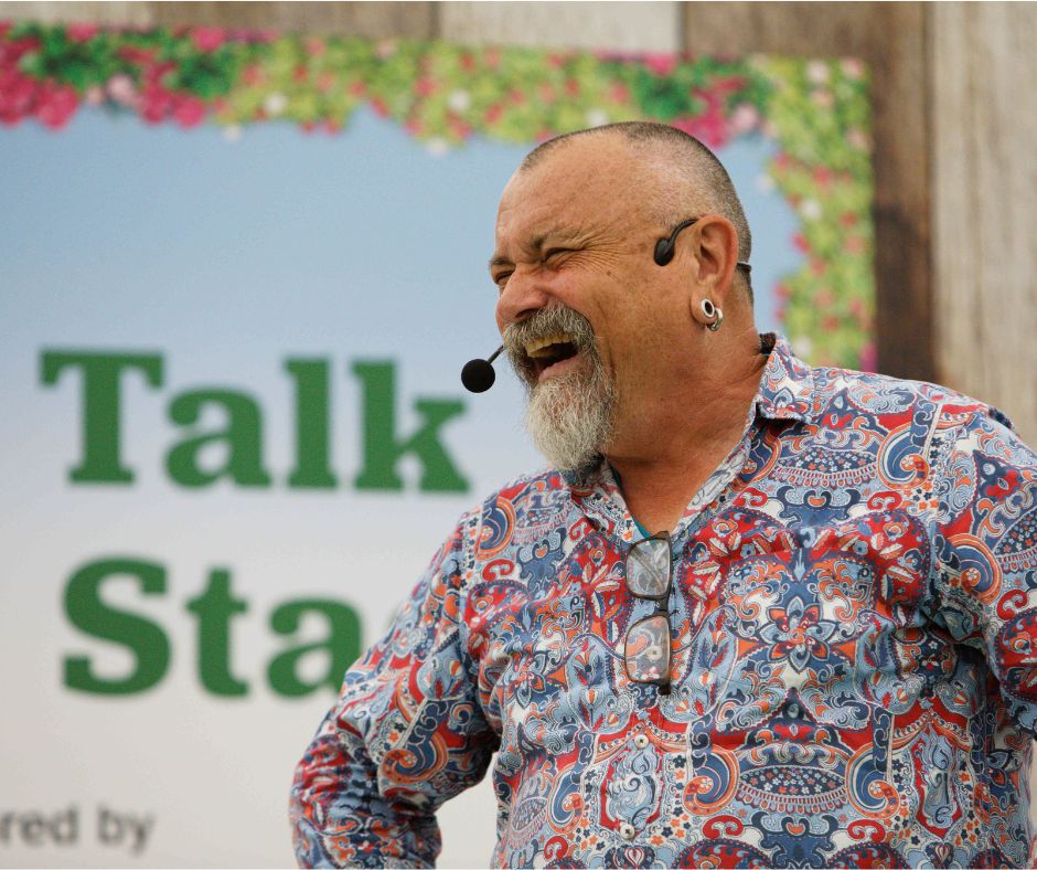 David Hurrion Let's Talk Plants Stage at BBC Gardeners' World Live