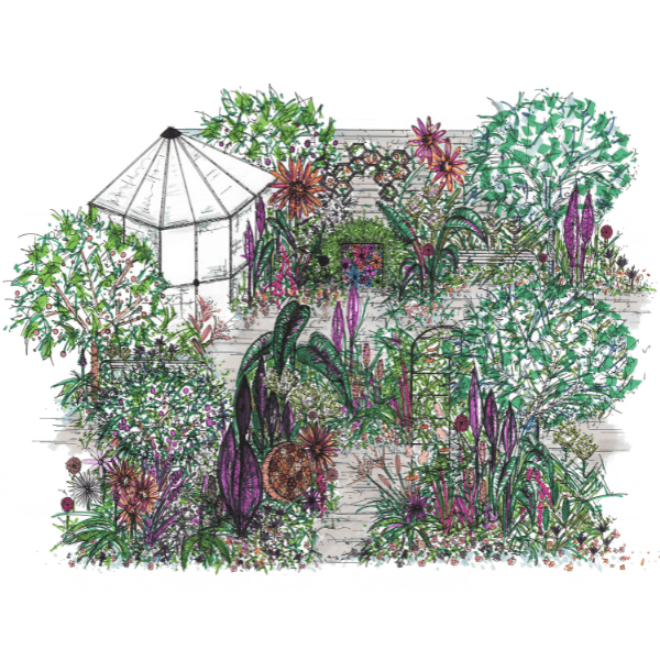 The Secret Homestead, designed by Lucy Hutchings, at BBC Gardeners' World Live