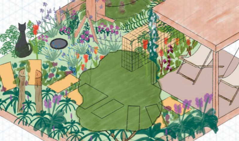 Rest to follow your path: a wellbeing garden